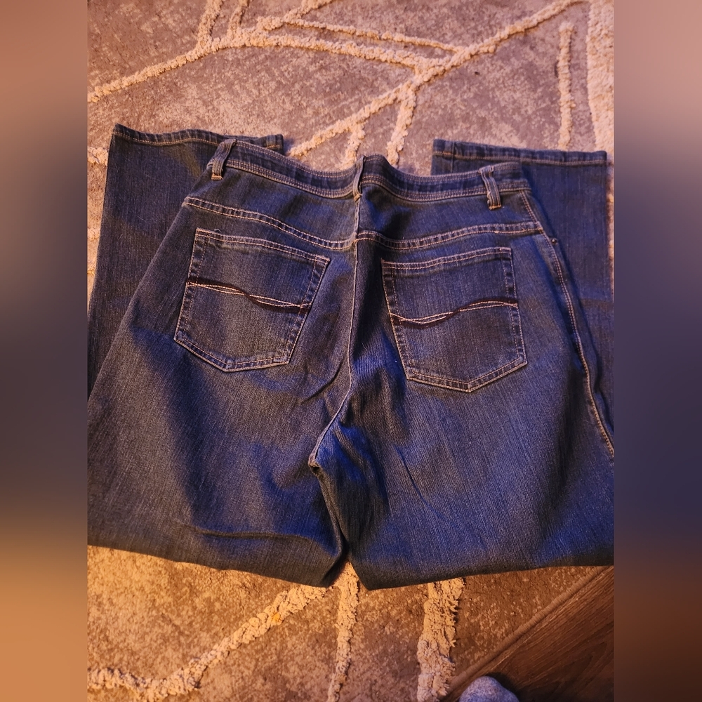 Lee Dark Blue Denim Bootcut Stretch Jeans